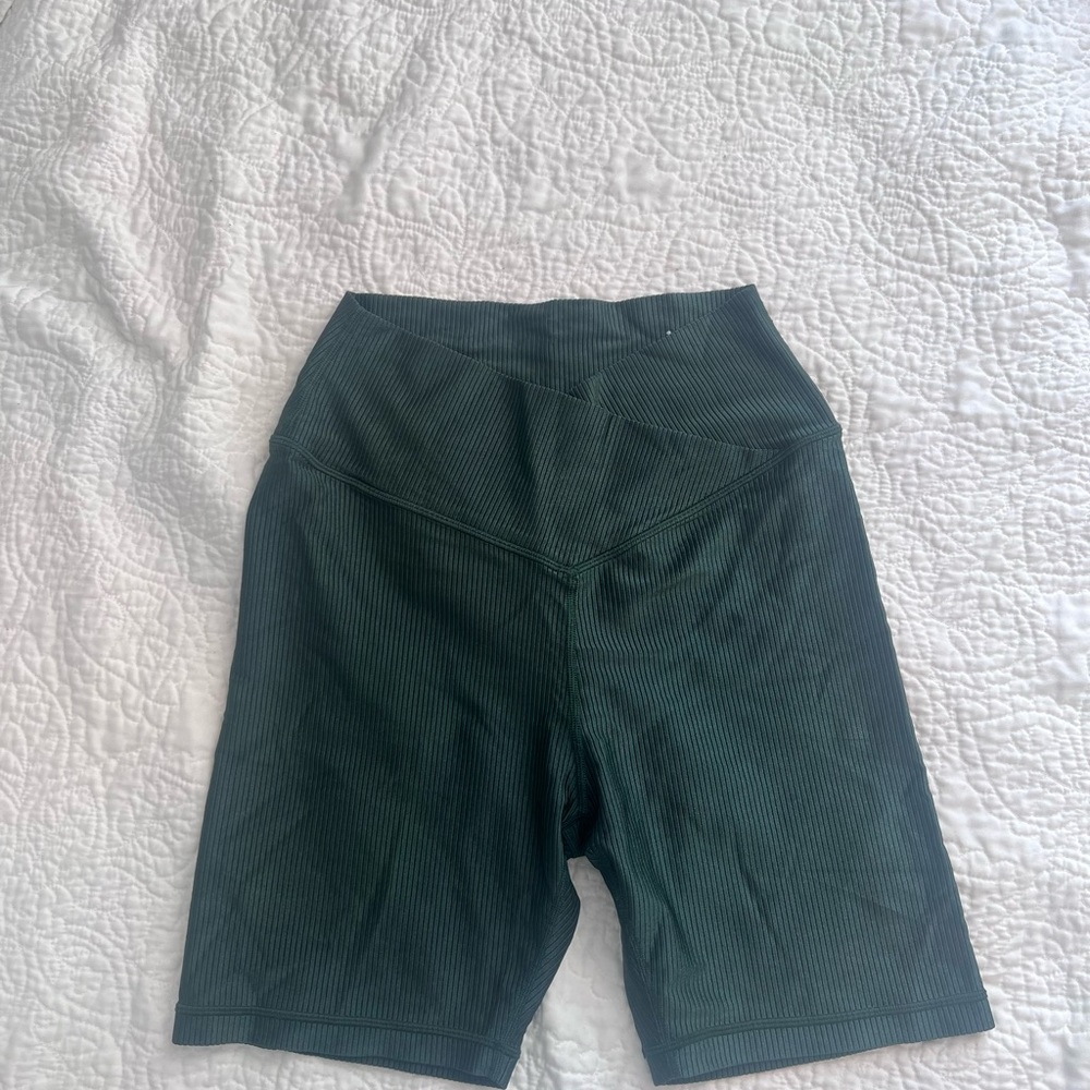 Aerie Dark Green Bike Shorts